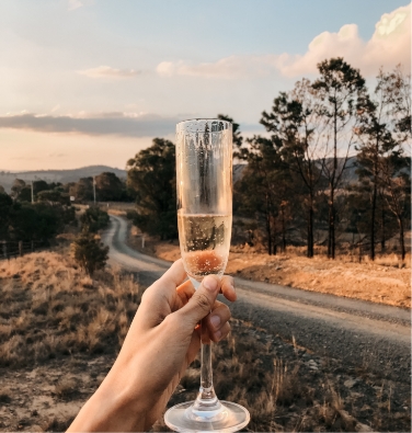 Home » Champagne and Sunset Image 1